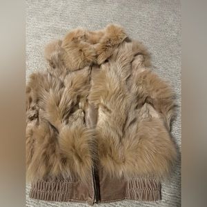 REAL Natural FOX FUR Vest